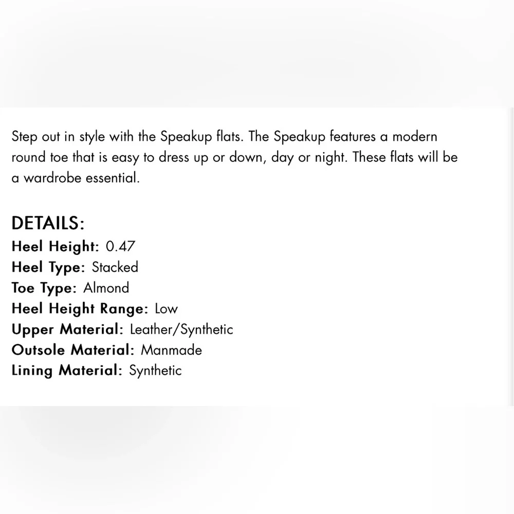 Nine West Speakup Almond Toe Flats Black Suede Size 7.5 EUC - Picture 9 of 9